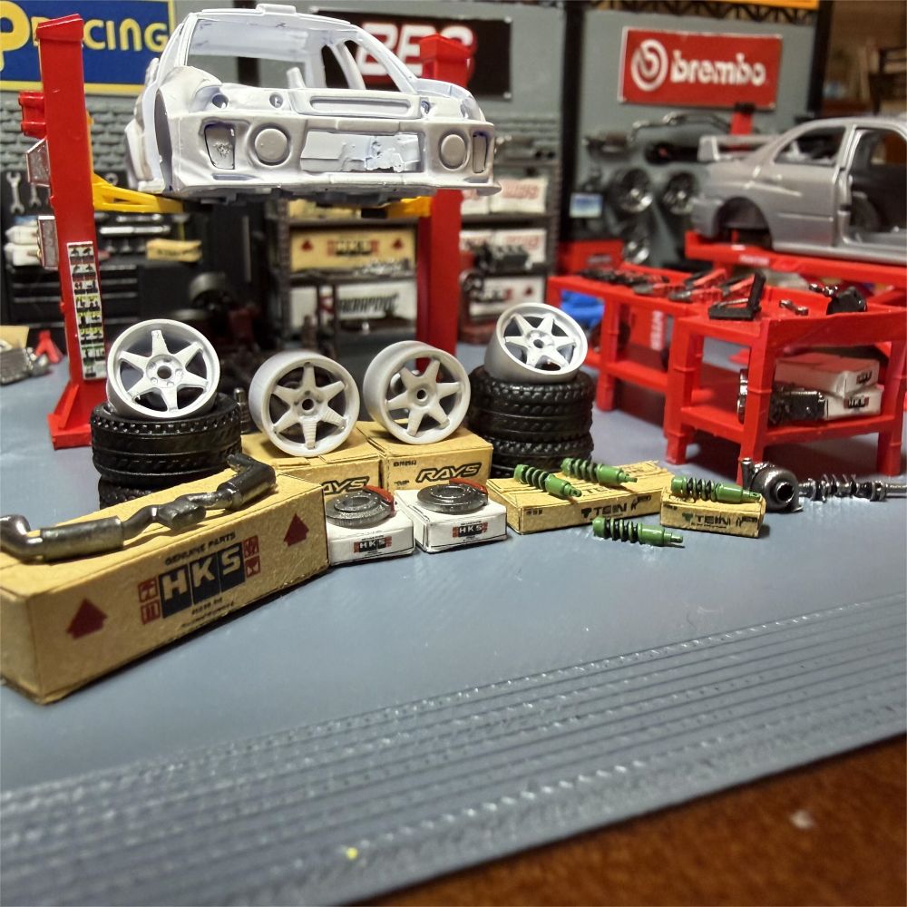 Diorama 1:64 Hub Caliper  Mode - Auto Repair Shop Japan recension och pris