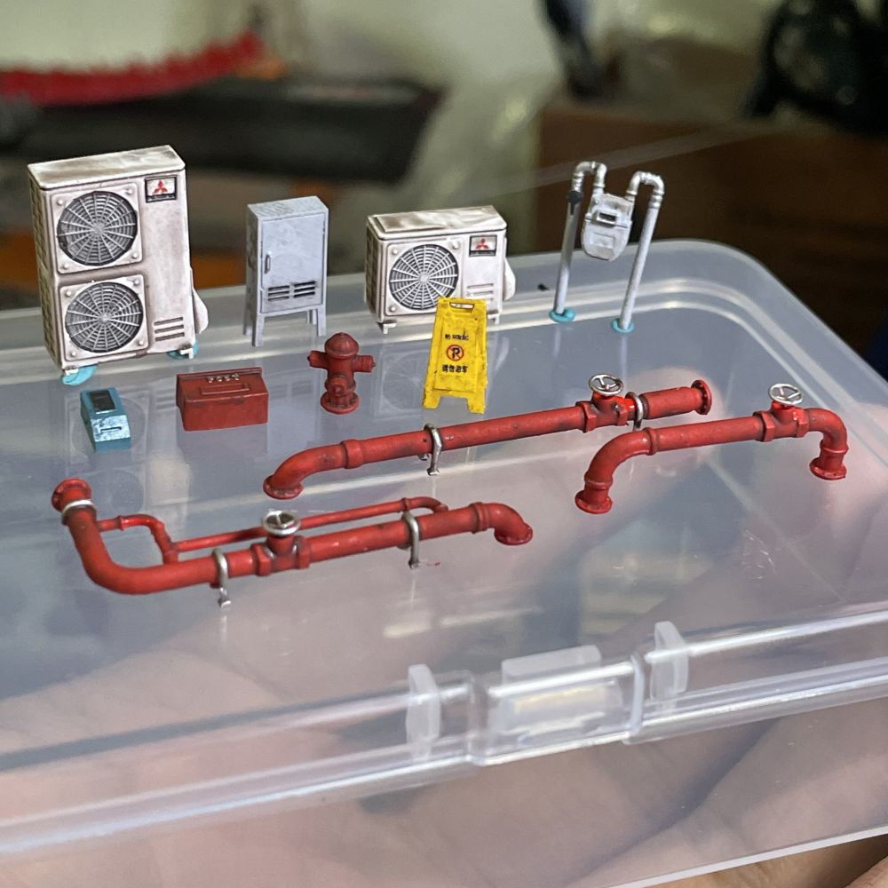 Diorama 1:64  Air Conditioner  - Auto Repair Shop Japan recension och pris
