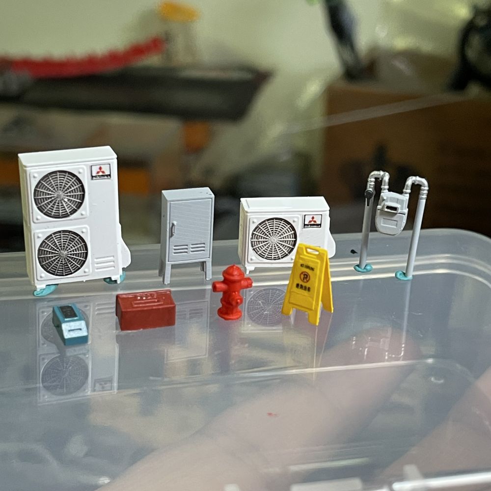 Diorama 1:64  Air Conditioner  - Auto Repair Shop Japan recension och pris