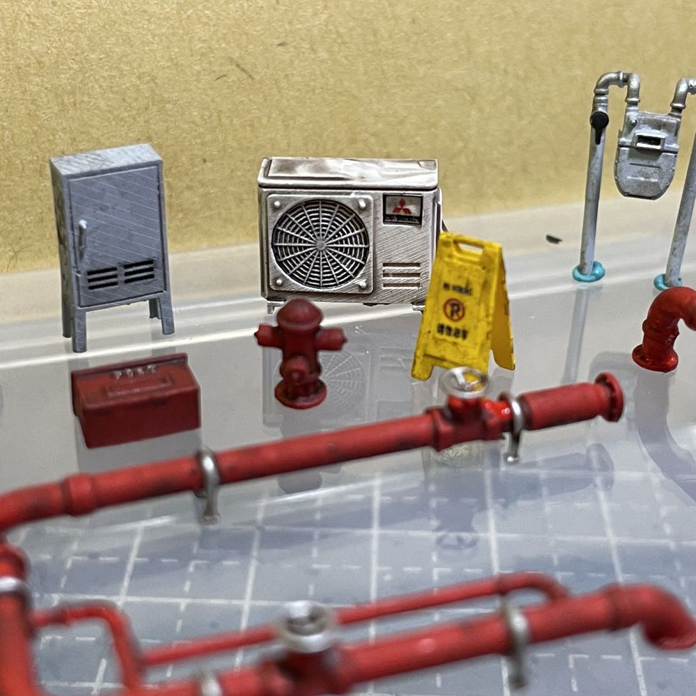 Diorama 1:64  Air Conditioner  - Auto Repair Shop Japan recension och pris