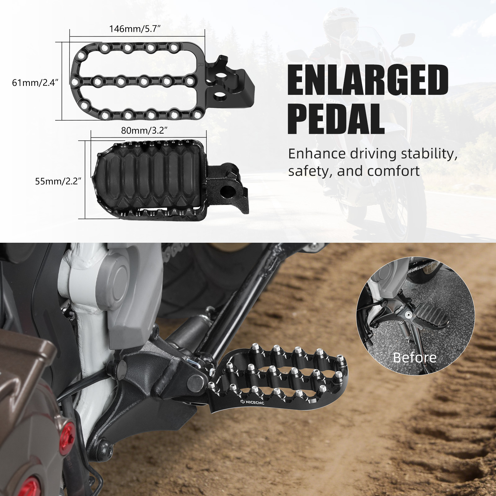 For Honda CRF1100L Africa Twin - Exhaust Pipe Expander recension och pris